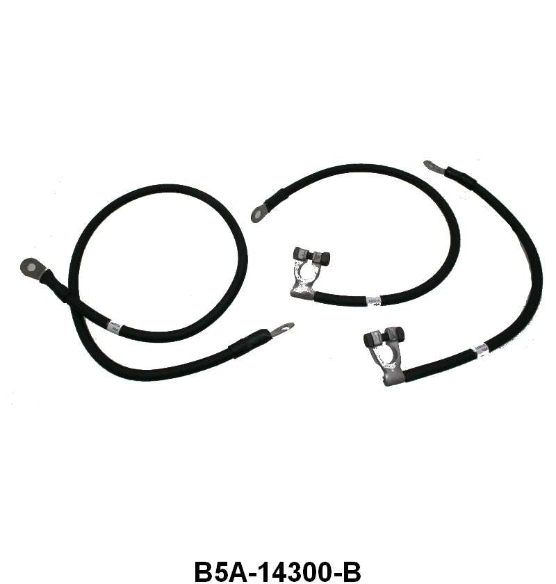FORD SCRIPT BATTERY CABLE SET - 55 PASS WITHOUT A/C