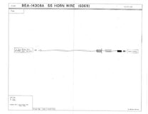 HORN BUTTON WIRE - 55 PASSENGER W/CONTACT SPRING