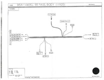 TAIL LIGHT WIRING HARNESS - 55 PASS, (EX-WAGON, SEDAN DELIVERY) W/O BACK UP
