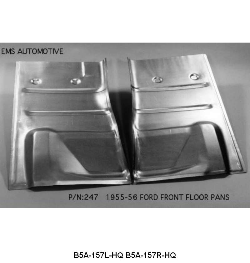 FRONT FLOOR PAN - 55-56 PASSENGER RH HIGH QUALITY