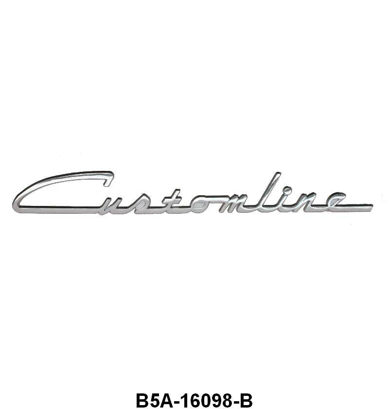 DOOR EMBLEM SCRIPT - 55 PASS "CUSTOMLINE" 2 REQUIRED