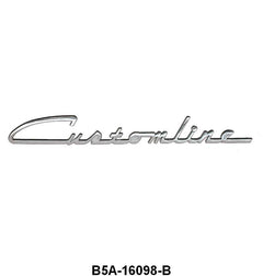 DOOR EMBLEM SCRIPT - 55 PASS "CUSTOMLINE" 2 REQUIRED