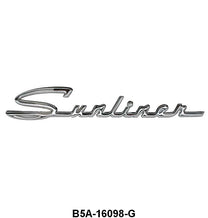 DOOR EMBLEM SCRIPT - 55-56 CONV "SUNLINER" 2 REQUIRED