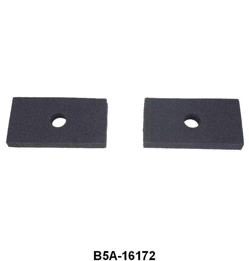 CENTER REAR OF FRONT FENDER TO COWL PAD - 55-58 PASSENGER