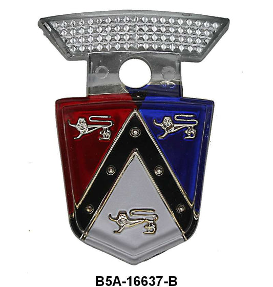 FRONT HOOD PLASTIC EMBLEM - 55-56 FAIRLANE