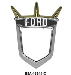 FRONT HOOD PLASTIC EMBLEM BEZEL - 55-56 FAIRLANE