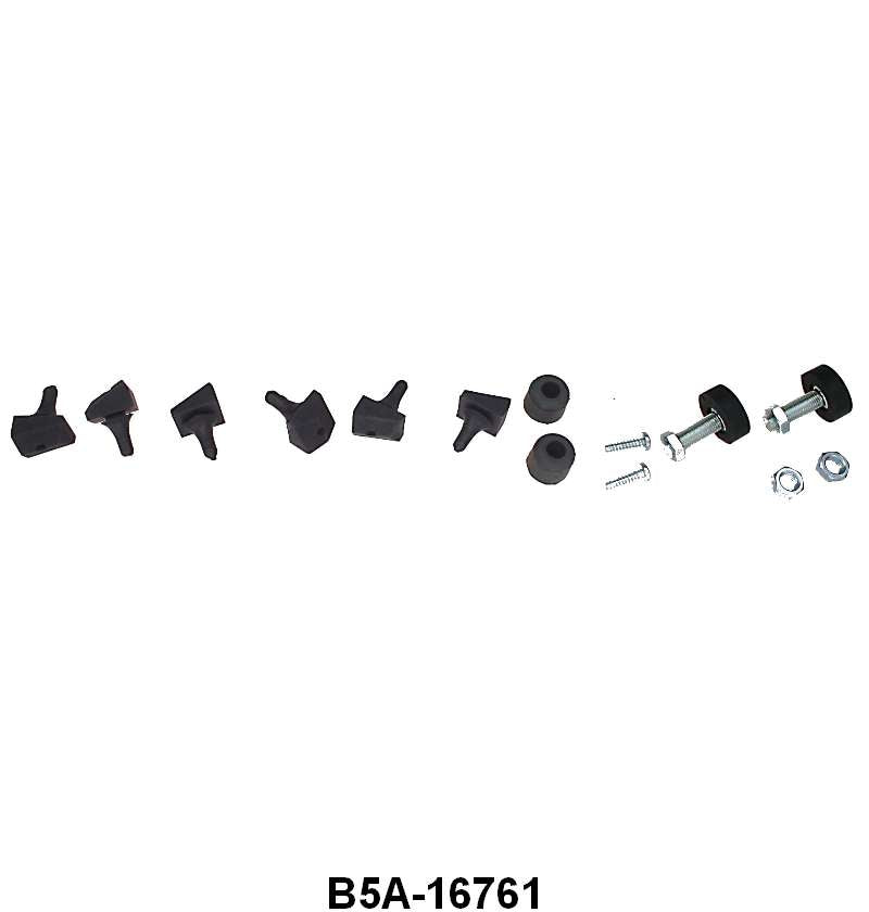 HOOD BUMPER KIT - 55-56 ALL PASS