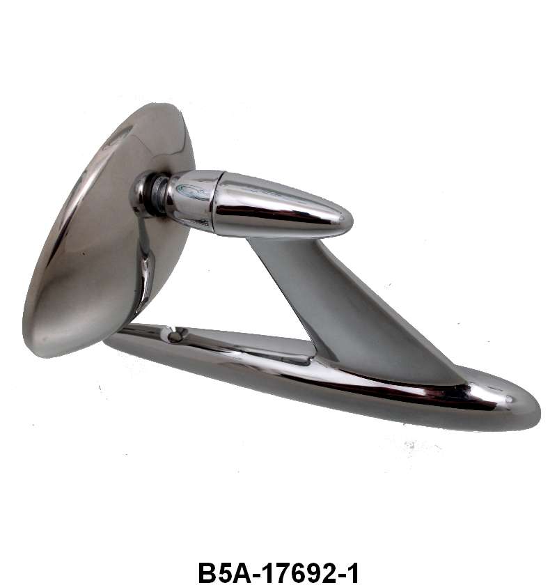 OUTSIDE MIRROR - 52-65 PASS, 55-57 T-BIRD WITH 1 HOLE SHOWING
