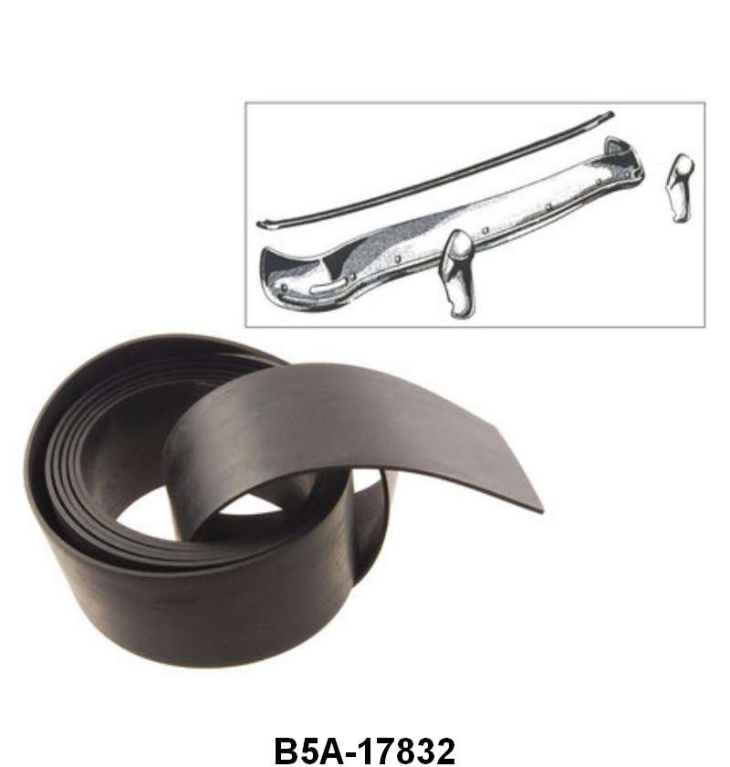 REAR BUMPER TO STONE DEFLECTOR SEAL - 55-56 PASSENGER