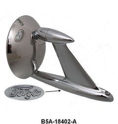 DOOR/FENDER MOUNT MIRROR W/FoMoCo LOGO - 55-64 PASS, 2 HOLE W/FoMoCo