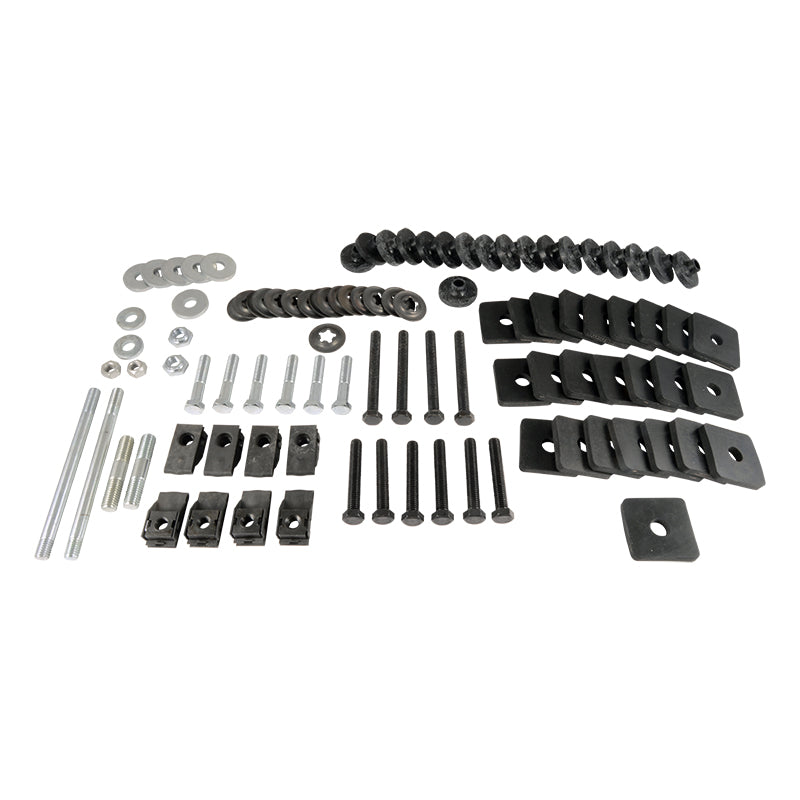 BODY TO FRAME PAD AND BOLT KIT - 55-56 2 & 4-DOOR SEDAN