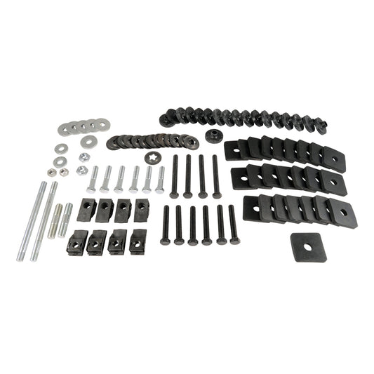 BODY TO FRAME PAD AND BOLT KIT - 55-56 2 & 4-DOOR SEDAN