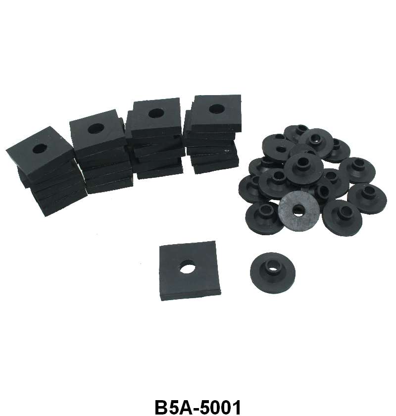 BODY TO FRAME PAD KIT - 55-56 PASS EXCEPT CONVERTIBLE/HARDTOP