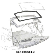 REAR/BACK WINDOW SEAL - 55-56 WAGON/SEDAN DELIVERY WITHOUT TRIM
