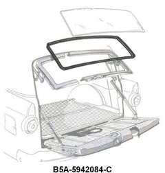 REAR/BACK WINDOW SEAL - 55-56 WAGON/SEDAN DELIVERY WITHOUT TRIM