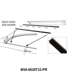 QUARTER WINDOW ANTI-RATTLERS - 55 2DR HARDTOP (VICTORIA) LH