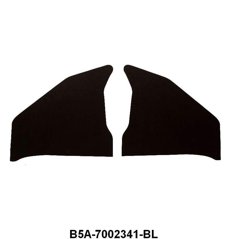 CARDBOARD KICK PANELS - 55-56 PASSENGER BLACK