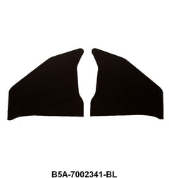 CARDBOARD KICK PANELS - 55-56 PASSENGER BLACK