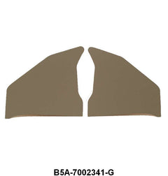 CARDBOARD KICK PANELS - 55-56 PASSENGER GRAY