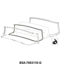 WINDSHIELD SEAL - 55-56 PASS & MERCURY, WITH GROOVE FOR CHROME