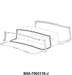WINDSHIELD SEAL - 55-56  SEDAN, WAGON, WITHOUT GROOVE FOR CHROME