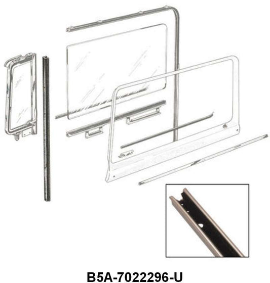 CAR DIVISION BAR METAL CHANNEL - 55-56 2 & 4-DOOR SEDAN/WAGON