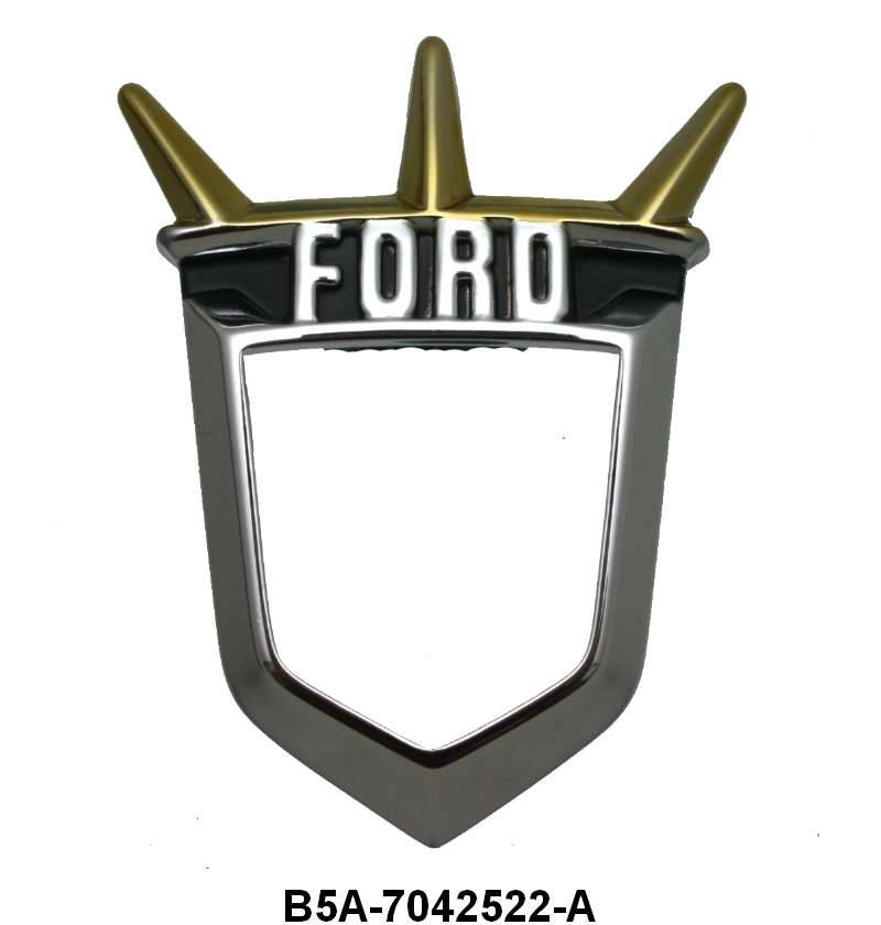 TRUNK EMBLEM BEZEL - 55 FAIRLANE