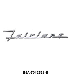 TRUNK EMBLEM SCRIPT - 55 FAIRLANE