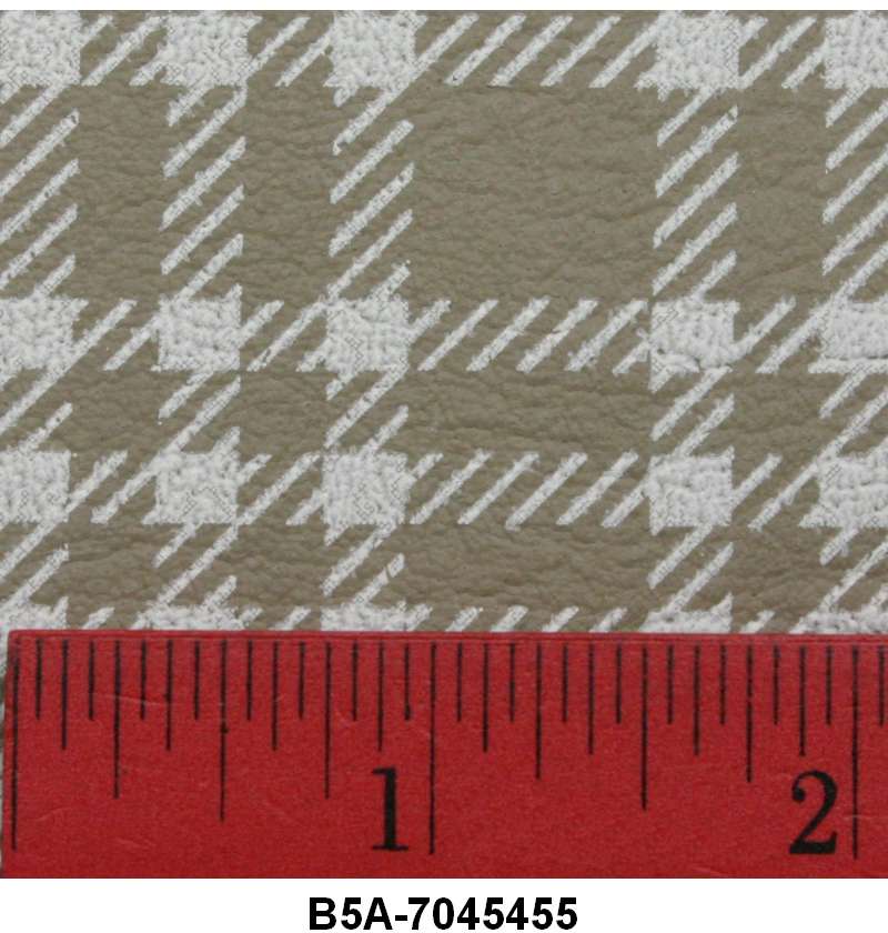 VINYL TRUNK MAT - 55-56 PASS  PLAID