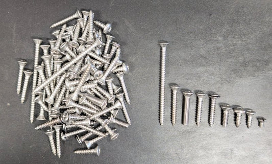 INTERIOR TRIM SCREW KIT - 55 4-DOOR SEDAN