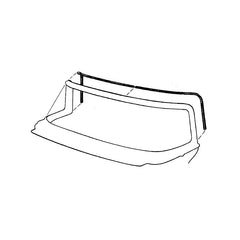 DOOR GLASS TO WINDSHIELD POST SEALS - 55-56 CONVERTIBLE