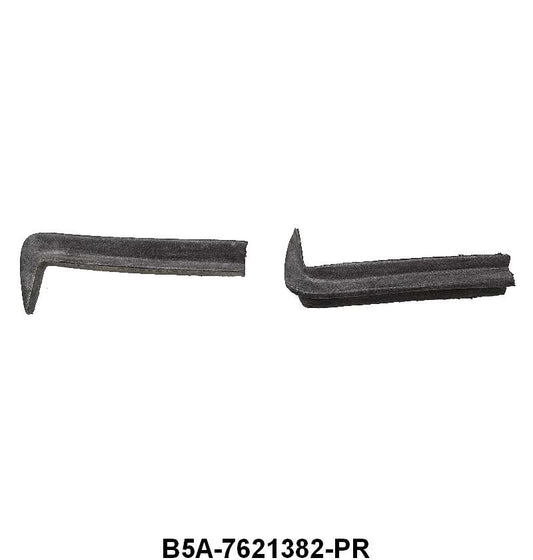 FRONT OF VENT WINDOW TO WINDSHIELD POST SEALS - 56 CONVERTIBLE