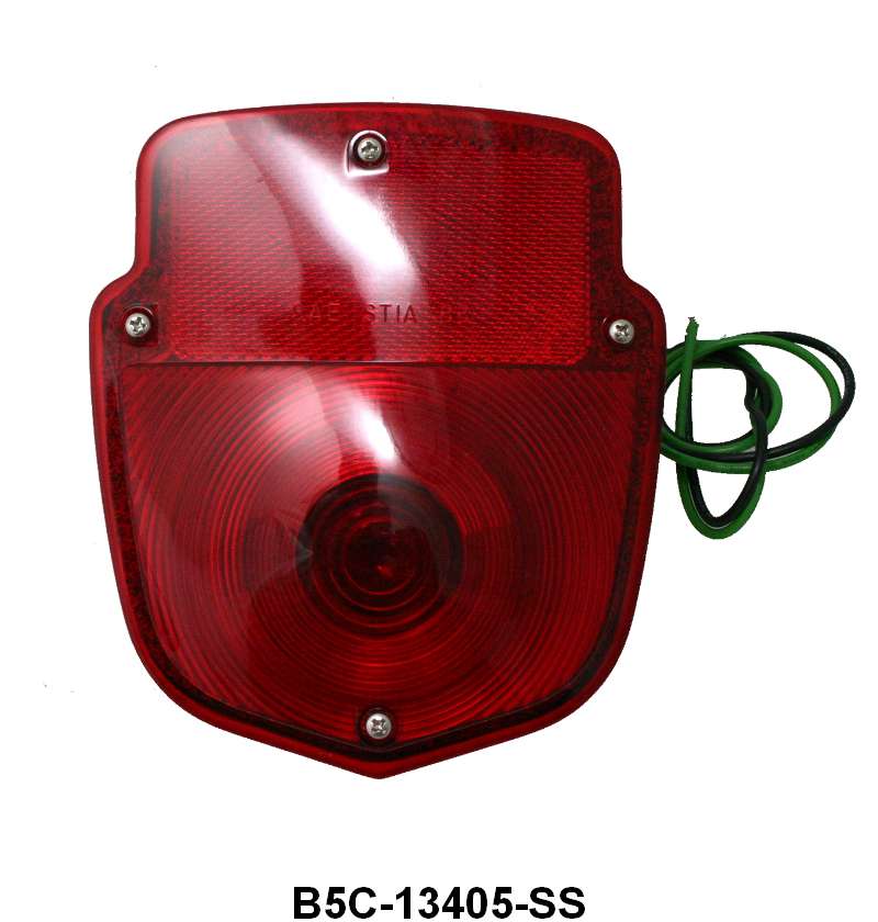 STEPSIDE TAIL LIGHT ASSEMBLY - 53-66 F-100/F-350 LH, STAINLESS