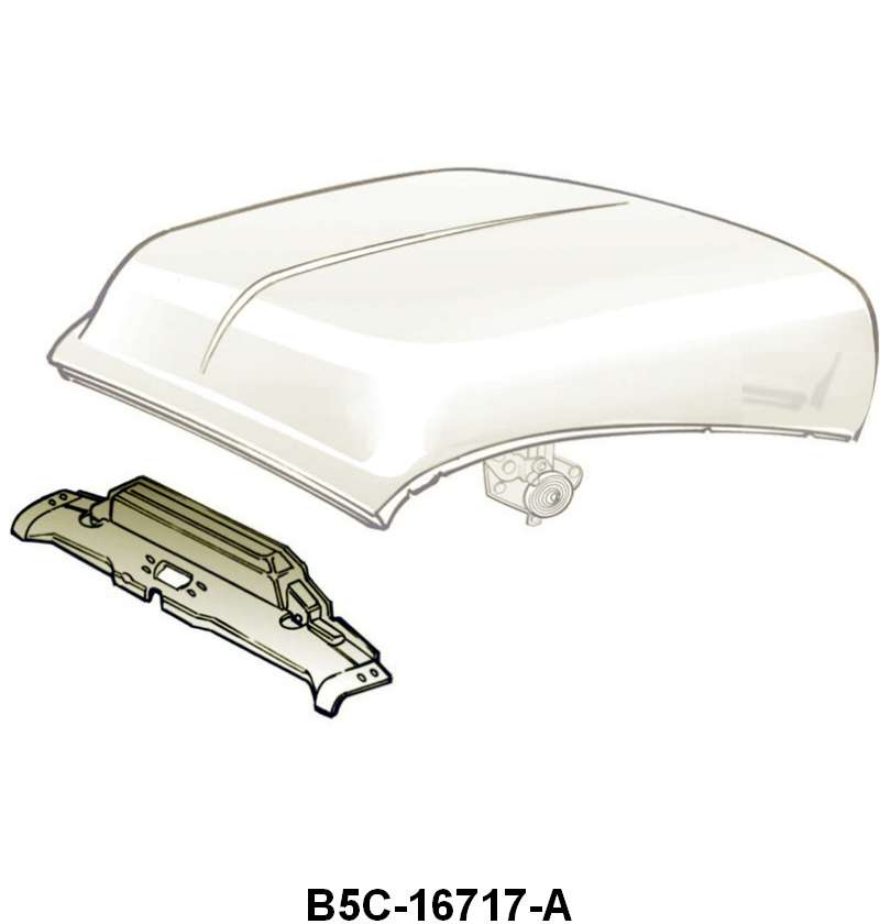 HOOD FRONT LOCKING PANEL - 53-56 F-100/F-250