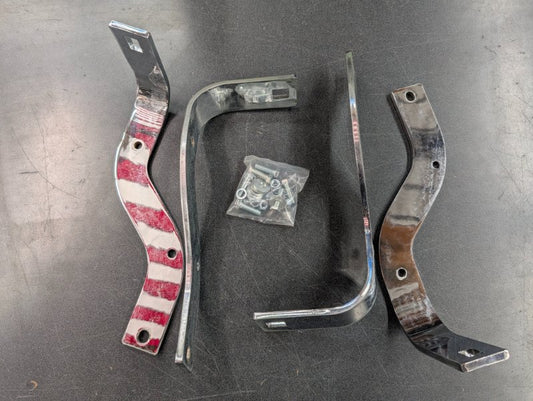 REAR BUMPER BRACKETS - 42-72 F-100 STEPSIDE CHROME 4 PIECES