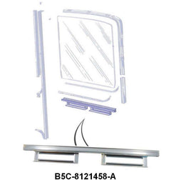 LOWER DOOR GLASS CHANNEL - 53-55 F-100/F-350 RH OR LH