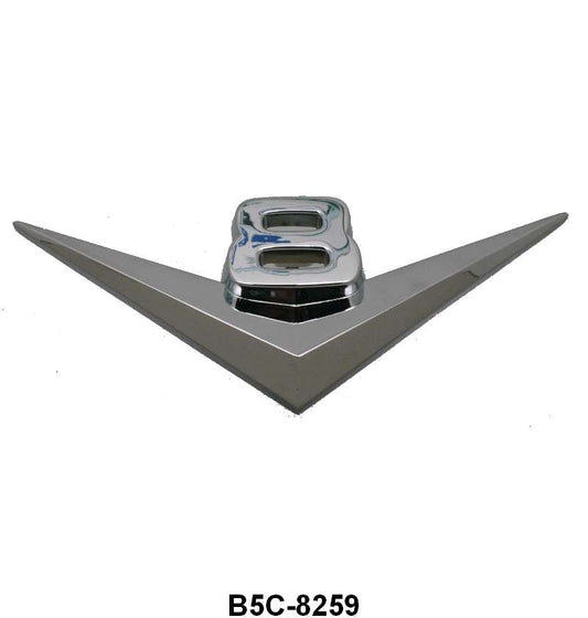 GRILLE EMBLEM - 55 F-100/F-350 "V8"