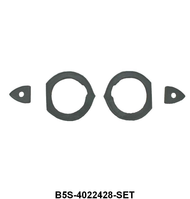 OUTSIDE DOOR HANDLE PADS - 55-57 T-BIRD - RUBBER