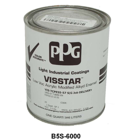 ENGINE PAINT BY THE QUART - 55-57 PASS/TBIRD V8 RED ORANGE