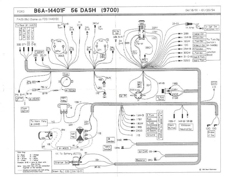 UNDER DASH TO ENGINE WIRES (COWL HARNESS) - 56 PASSENGER 272, 292 ,312