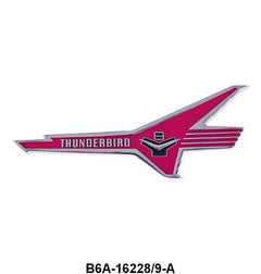 FRONT FENDER EMBLEMS - 56 PASS "THUNDERBIRD V8"