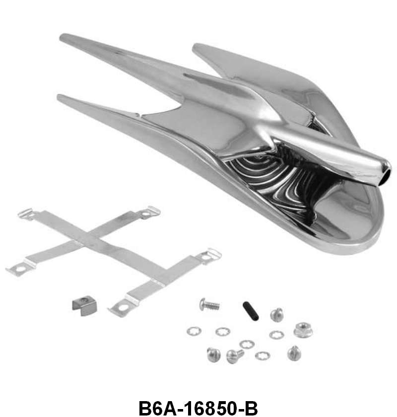 CHROME HOOD ORNAMENT - 56 PASSENGER