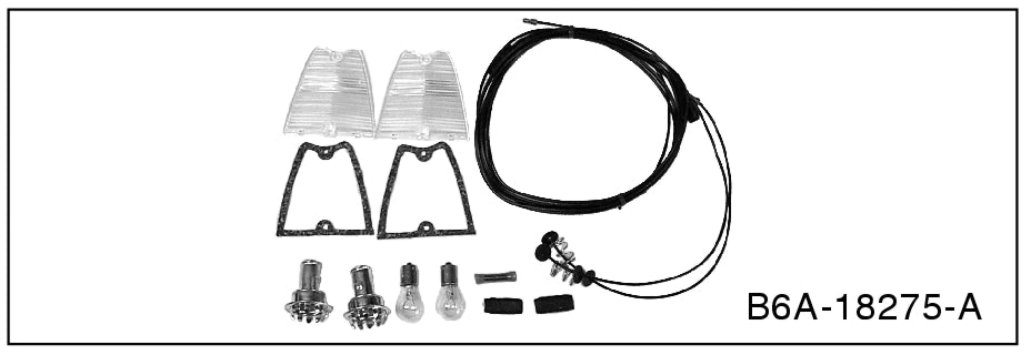 BACK UP LIGHT KIT WITHOUT HOUSINGS - 56 FAIRLANE, T-BIRD