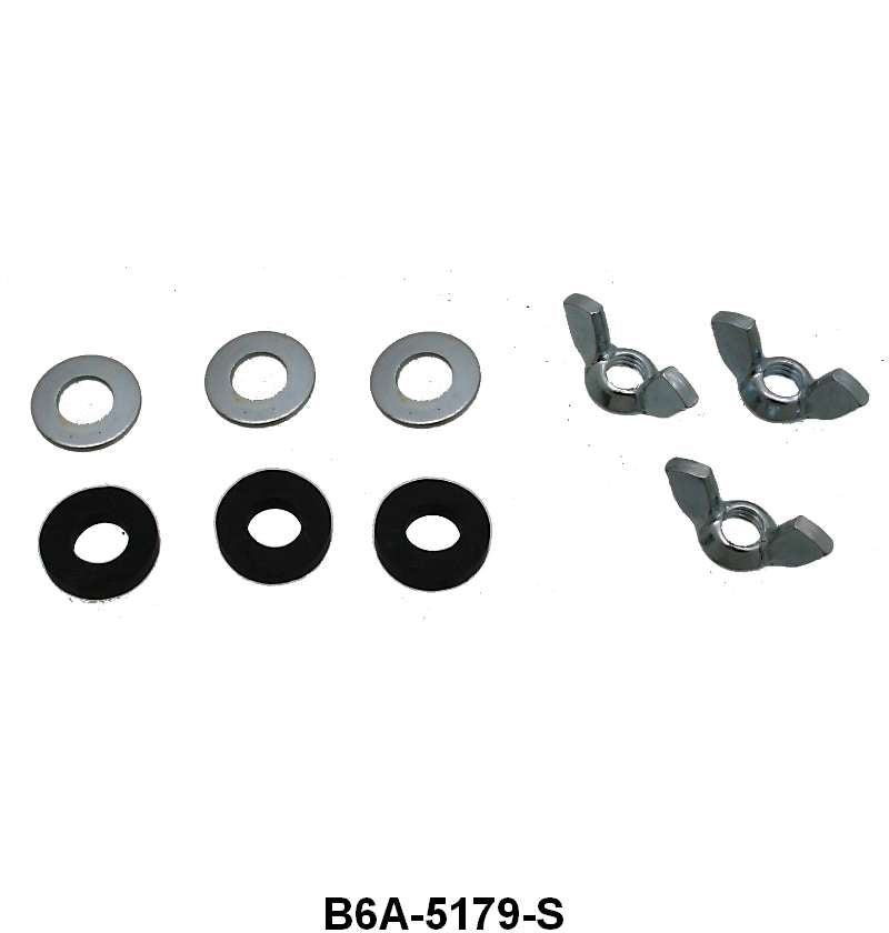 BATTERY HOLD DOWN NUT AND WASHER KIT - 55-56 PASSENGER