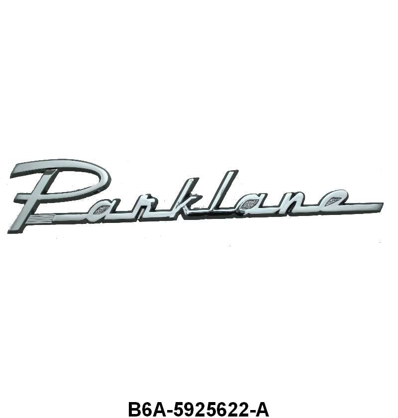 QUARTER PANEL EMBLEM SCRIPT - 56 WGN "PARKLANE" 2 REQUIRED