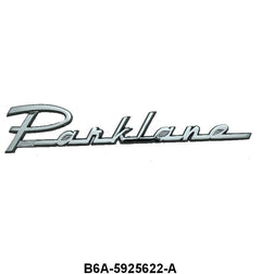 QUARTER PANEL EMBLEM SCRIPT - 56 WGN "PARKLANE" 2 REQUIRED
