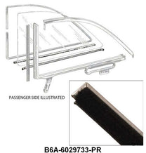 REAR QUARTER WINDOW ANTI-RATTLERS - 56 2DR HDTP LEFT HAND KIT