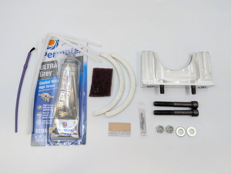 REAR MAIN SEAL RETAINER CAP - 56-57 PASS/MERC/PU 312 V8, INCLUDES ROPE MAIN SEAL