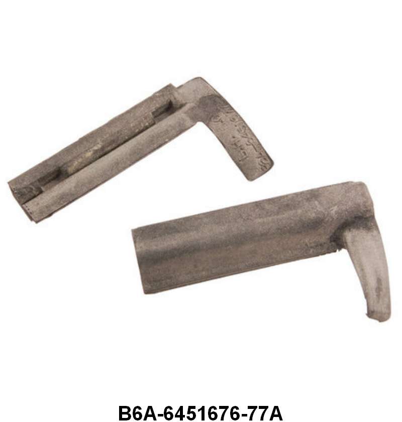 UPPER FRONT CORNER OF DOOR GLASS SEALS ON BODY - 56 VICTORIA & CROWN VIC