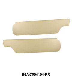 PADDED SUN VISORS- 56 SEDAN/WAGON/DELIVERY, LIGHT BEIGE